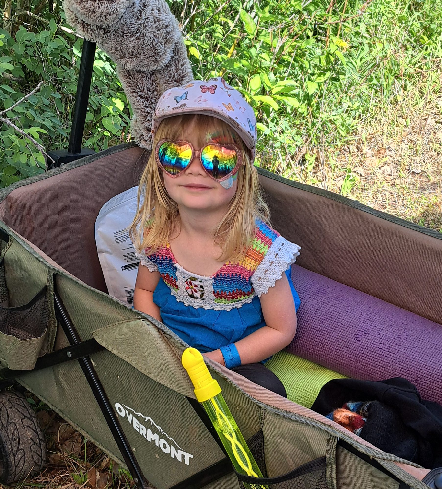 Behind Heart Shaped Sunglasses